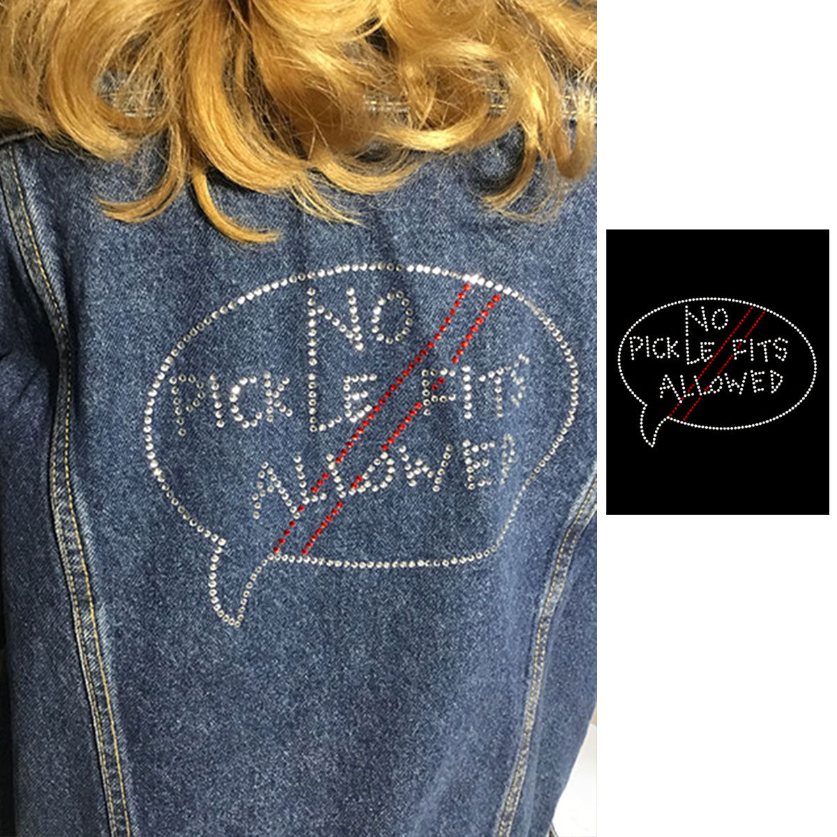 NO PICKLE FITS ALLOWED - DENIM JACKET